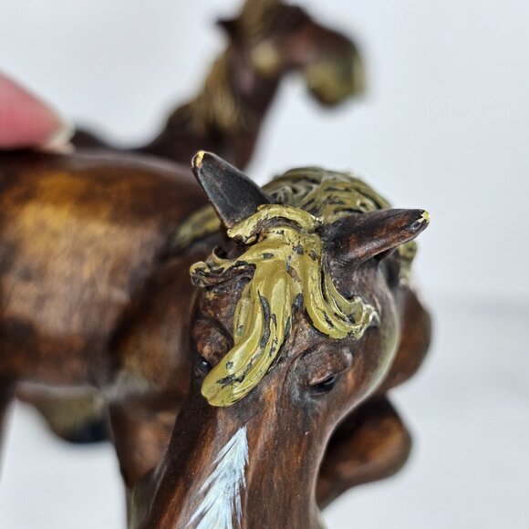 AS IS Pasture Pals Elmer Horse Set Shelf Sitter Standing Montana Silversmiths - Picture 13 of 15